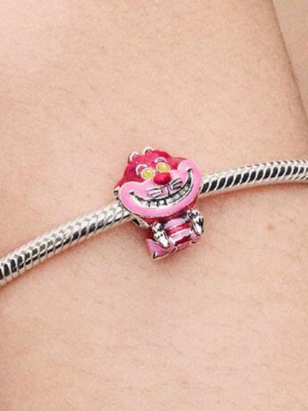Pandora Disney Alice in Wonderland Cheshire Cat Charm ONLY